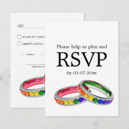🌈 Verstrengeld in trots – met dieetkeuzes RSVP Kaartje