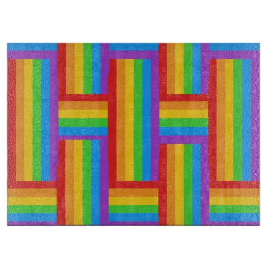 Verstrengeld Pride Glass Snijplank (Voorkant)