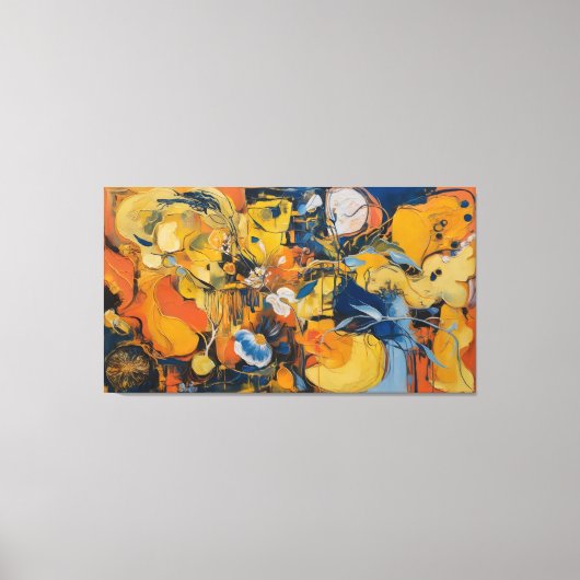 Verstrengelde energieën canvas afdruk (Voorkant)