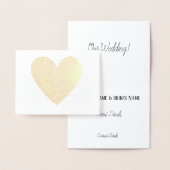 Verstrengelde Golden Heats bruiloft uitnodiging (Display)