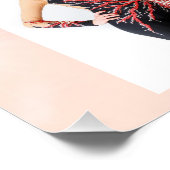 Verstrengelde Gymnastiek Roze 4 Fotoaanmoediging Perfect Poster (Hoek)