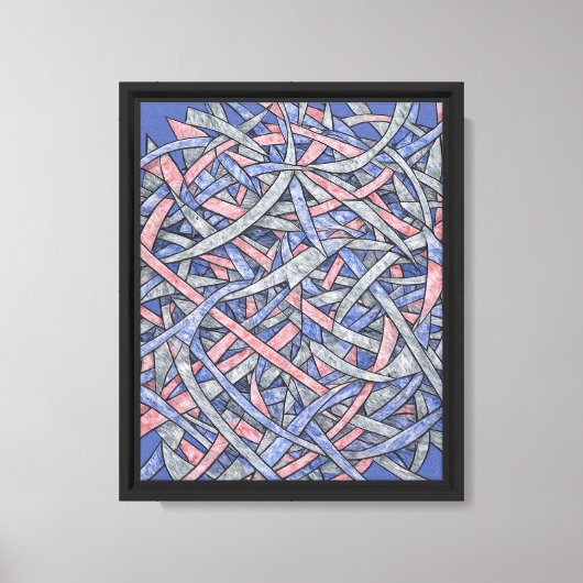 Verstrengelde Harmonie Canvas Afdruk (Voorkant)