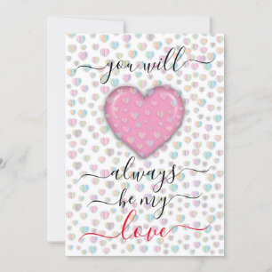 Verstrengelde harten Aangepaste elegante Valentijn Kaart