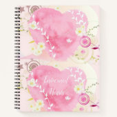 Verstrengelde harten - Roze Notitieboek (Voorkant)