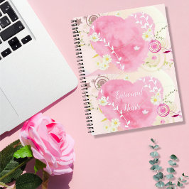 Verstrengelde harten - Roze Notitieboek