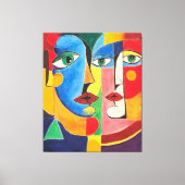Verstrengelde Identiteiten Canvas Afdruk (Voorkant)