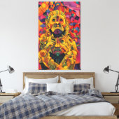 Verstrengelde Koninklijke Canvas Afdruk (Insitu (Slaapkamer))