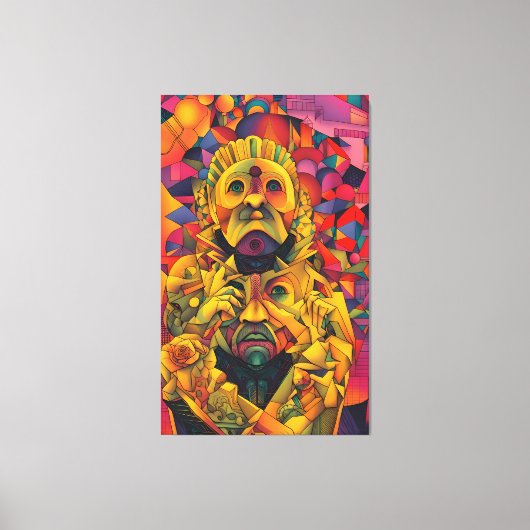 Verstrengelde Koninklijke Canvas Afdruk (Voorkant)