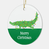 Verstrengelde lichten alligator ornament (Links)