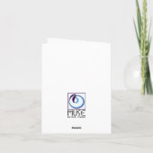 Verstrengelde ringen BLK - Save the Date Kaart (Achterkant)