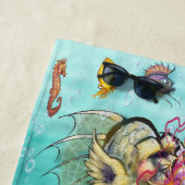 Verstrengelde tentakels strandlaken (In situ)