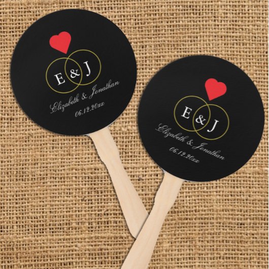 Verstrengelde Trouwringen Handwaaier