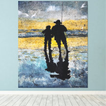 Verstrikt in een Moment © – Canvas Fijn Kunst