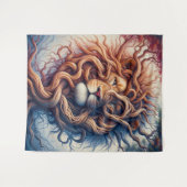 Verstrikt in rust wandkleed (Voorkant (horizontaal))