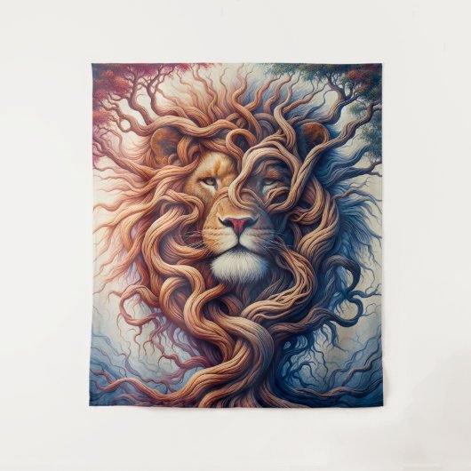 Verstrikt in rust wandkleed (Voorkant)