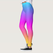 Verstromende kleuren een vrolijke kleurrijke Mode  Leggings (Links)
