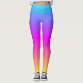 Verstromende kleuren een vrolijke kleurrijke Mode  Leggings (Voorkant)