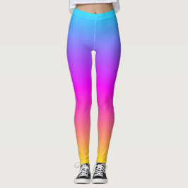 Verstromende kleuren een vrolijke kleurrijke Mode  Leggings