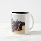 Verstromende motor tweekleurige koffiemok (Voorkant rechts)