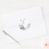 verstrooid ronde sticker (Envelop)