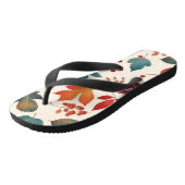 Verstrooide bladeren en bessen teenslippers (Schuin)