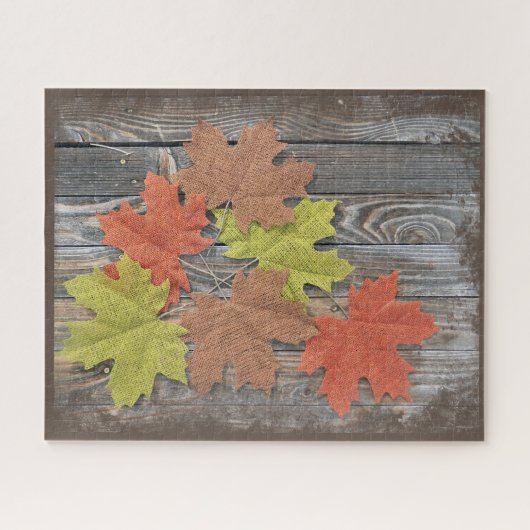 Verstrooide bladeren puzzel (Horizontaal)