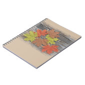 Verstrooide bladeren spiraal notitieboek (Linkerzijde)