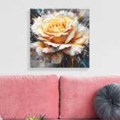 Verstrooiing Levendig Kleurrijk Roos Canvas Afdruk (Insitu (Woonkamer))