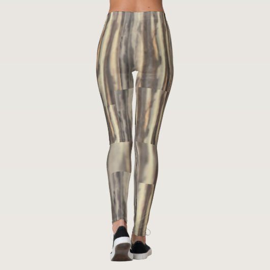 verstuikt hout leggings (Achterkant)
