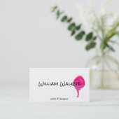 verstuiven | Expressive II (hot pink) Visitekaartje (Staand voorkant)