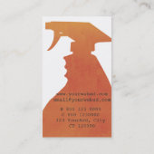 Verstuiver voor huishoudelijk gebruik visitekaartje (Achterkant)