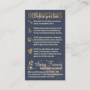 Verstuiver voor nabehandeling visitekaartje