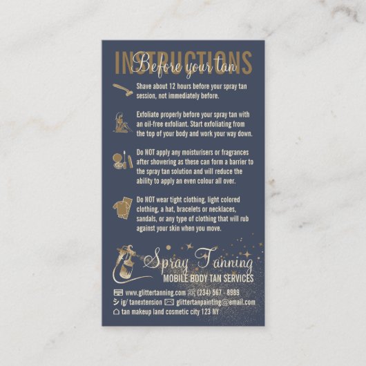 Verstuiver voor nabehandeling visitekaartje (Voorkant)