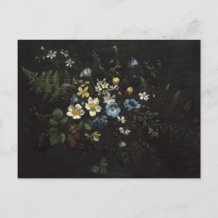 Verstuiving van bloemen en vetten door Titian Rams Briefkaart