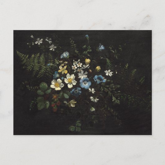 Verstuiving van bloemen en vetten door Titian Rams Briefkaart (Voorkant)