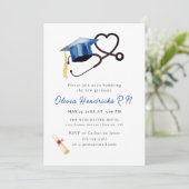 Verstuivingskap voor verpleegkundige en stethoscoo kaart (Staand voorkant)