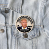 Verstuur de Donald Awide Ronde Button 7,6 Cm (In situ)