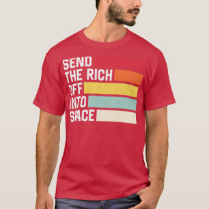 Verstuur de rijk van de grappige spacey-mier in de t-shirt