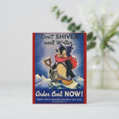 Verstuur de volgende winter niet  WW2 Briefkaart (Staand voorkant)