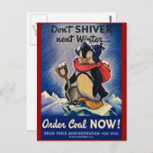 Verstuur de volgende winter niet  WW2 Briefkaart (Voorkant / Achterkant)