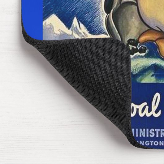 Verstuur de volgende winter niet  WW2 Muismat (Hoek)