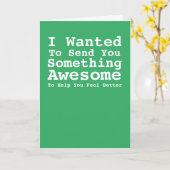 Verstuur je iets Geweldige, kom snel goed Kaart (Gele Bloem)