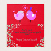 Verstuur je liefde kaart (Binnenkant ongevouwen)