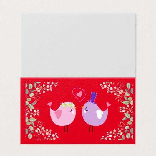 Verstuur je liefde kaart (Buitenkant ongevouwen)