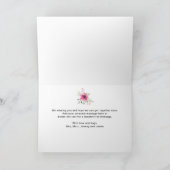 Verstuur je liefde van Afar Waterverf Floral Kaart (Binnen)