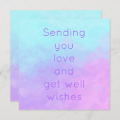 Verstuur je liefhebt en geniet van goede wensen me (Voorkant / Achterkant)