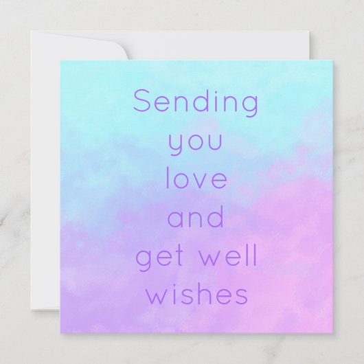 Verstuur je liefhebt en geniet van goede wensen me (Voorkant)