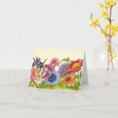 Verstuur je vrede, hoop en liefde kaart (Gele Bloem)