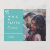 Verstuur Knuffels & Kusjes met Aangepaste Foto Val Briefkaart (Voorkant)