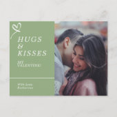 Verstuur Knuffels & Kusjes met Aangepaste Foto Val Briefkaart (Voorkant)